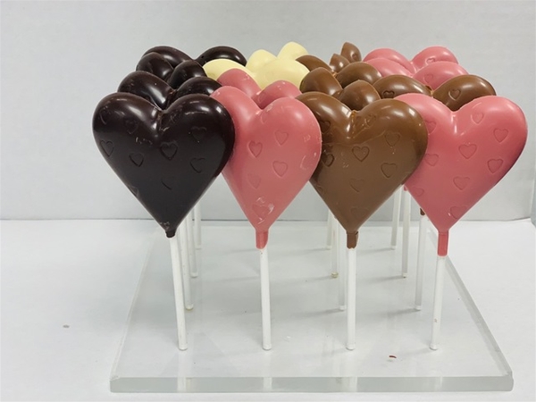 Chocolade Hart Lolly