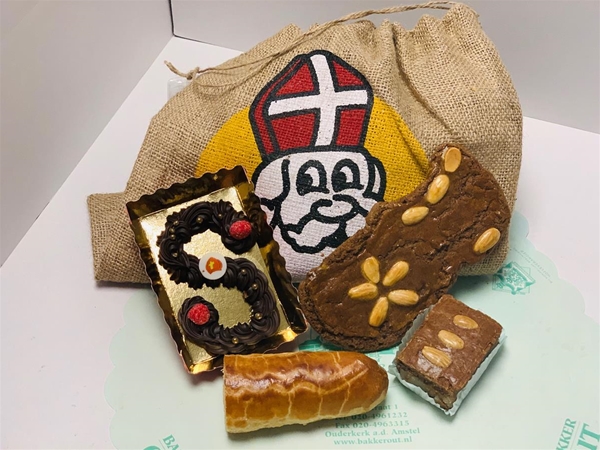 Jute Zak van Sinterklaas (4 items)